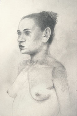 Untitled, pencil on paper, 10 x 8 inches, c. 1980